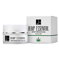 CREAM MASK FOR DRY SKIN HEMP ESSENTIAL DR. KADIR Маска-крем з екстрактом канабісу для сухої шкіри 50 мл