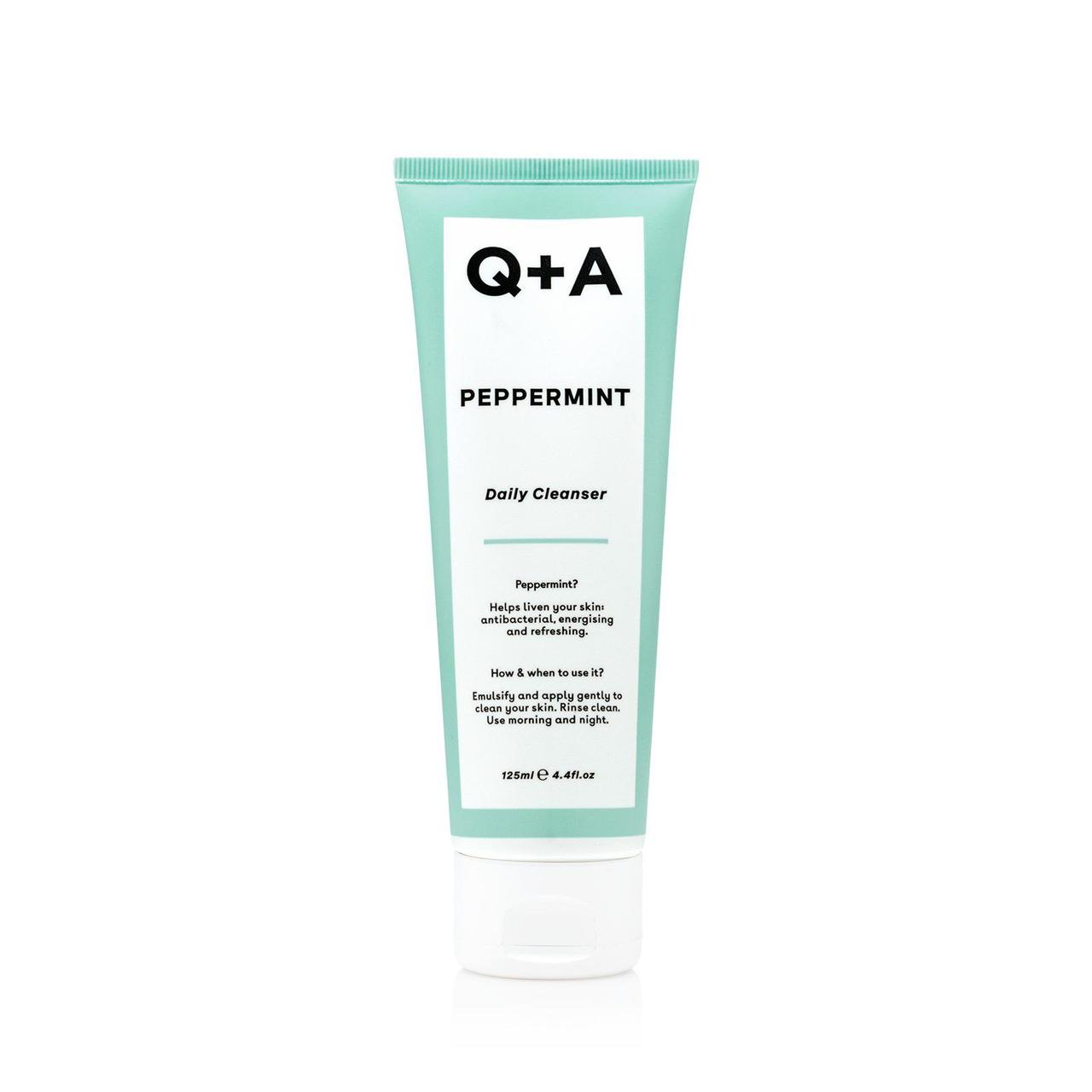 Гель для лица Q+A Peppermint Daily Cleanser очищающий с мятой 125 мл - фото 1 - id-p1677859989