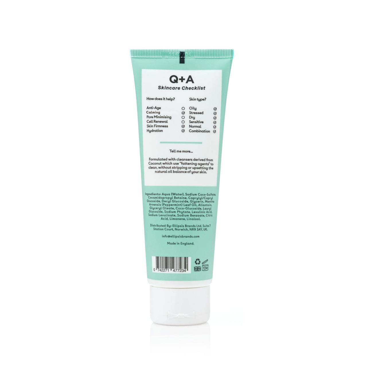 Гель для лица Q+A Peppermint Daily Cleanser очищающий с мятой 125 мл - фото 2 - id-p1677859989