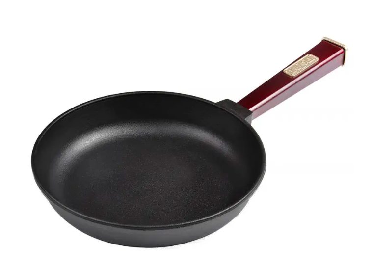 Сковорода Brizoll Optima Bordo чавунна з ручкою 28 см (O2840-P2)