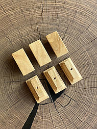 Меблева ручка з дерева прямокутна 60*30 мм