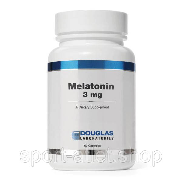 Натуральна добавка Douglas Laboratories Melatonin 3 mg, 60 капсул, фото 1