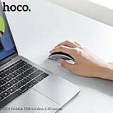 Миша бездротова складана HOCO DI03 foldable USB wireless 2.4G mouse, фото 5