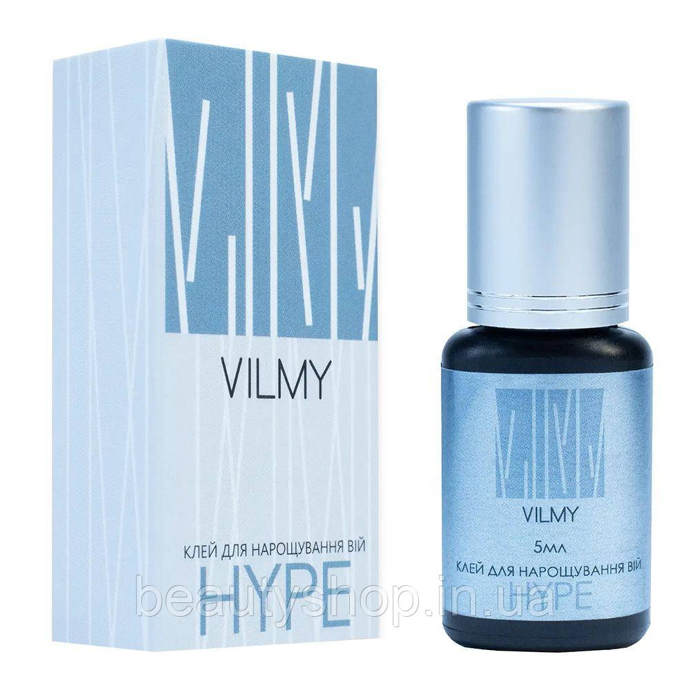 Клей для нарощування вій VILMY "Hype" 5 мл – професійна якість та стійкість до 8 тижнів