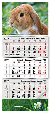 Квартальний календар 2023 "Символ року - золото", фото 2