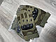 Тактичні рукавички сенсорні полнопалые армійські військові чоловічі з пальцями для смартфона.Тактические Олива, фото 10