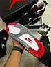 Чоловічі кросівки Nike Air Jordan 4 Retro Bred Black Red Найк Джордан Ретро чорні молодіжні, фото 10