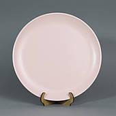 Тарілка кругла Рожевий керамічна матова 25 см ВЕЛИКА столова тарілка Блюдо