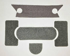 Velcro панелі для шолома, Розмір: L, Колір: Olive, ME51-0050-GYM3B-01-04