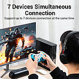 Bluetooth-адаптер Vention Bluetooth 5.0 адаптер USB приймач комп'ютерний передавач Plug & Play Білий CDSW0, фото 2