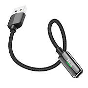 Перехідник (адаптер) Hoco LS28 3в1 2 х Lightning - USB Чорний (LS28)