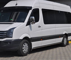 Бічні труби (підніжки) без пластику VW Crafter