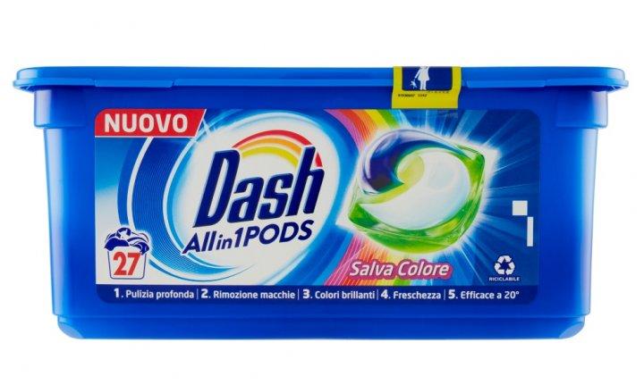 Засіб д/прання DASH All in 1Pods 27 капсул
