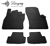 Модельные резиновые коврики "Stingray" для Skoda Karoq и Volkswagen Golf VII после 2012 года комплект