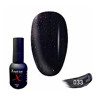 Гель-лак X Nail Bar Professional 10ml (гель лак із шимером, гель лак для манікюру, лак котяче око)