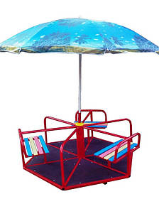 Карусель дитяча з парасолькою 6-місна