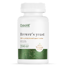 Пивні дріжджі Brewer's Yeast OstroVit 200 таблеток