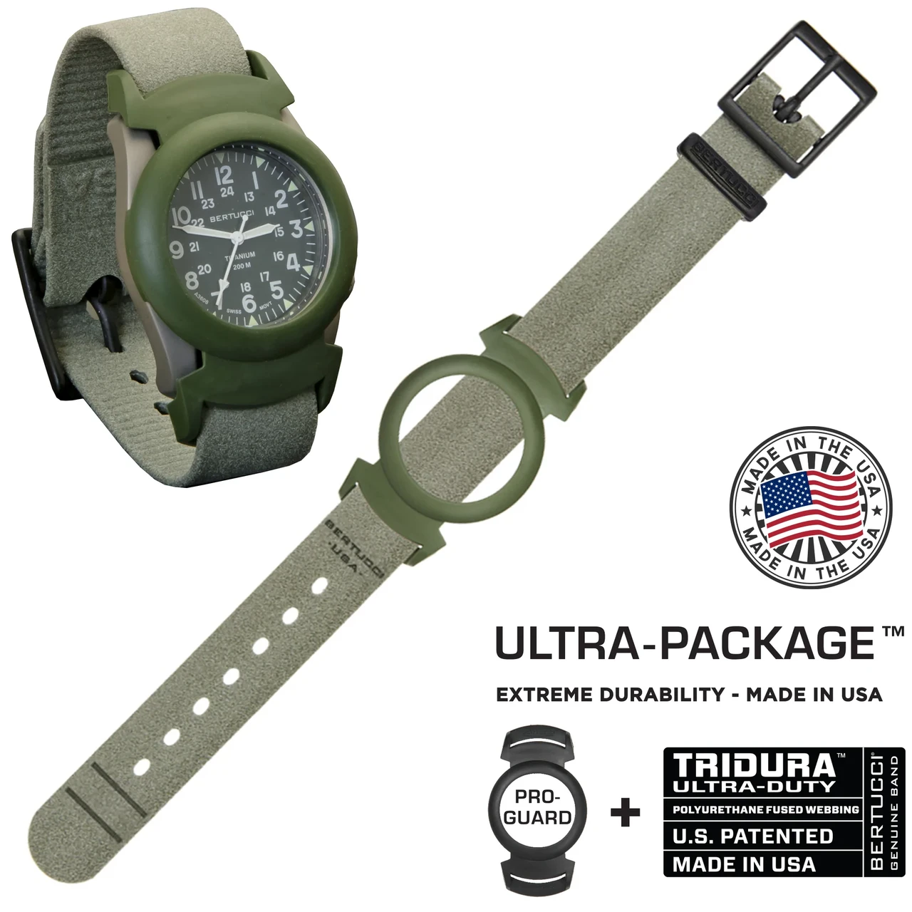 Ремінець Tridura A-2 ULTRA-PACKAGE bertucci #310 - Foliage Ultra-Package for A-2 Cases, фото 1