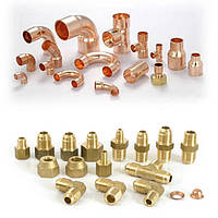 Фітинги мідні та латунні ⌀ до 7/8"