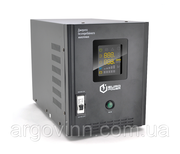 Інвертор Europower PSW-EP6000TW48 (4200 Вт) 20/30А, підлоговий, під зовнішню АКБ 48В, Q1