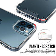 Протиударний силіконовий чохол Space для iPhone 12 Pro Прозорий, фото 11