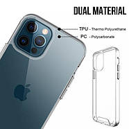Протиударний силіконовий чохол Space для iPhone 12 Pro Прозорий, фото 5