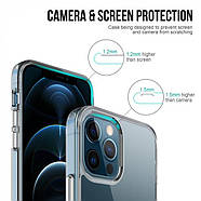 Протиударний силіконовий чохол Space для iPhone 12 Pro Прозорий, фото 10