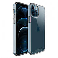Протиударний силіконовий чохол Space для iPhone 12 Pro Прозорий, фото 7