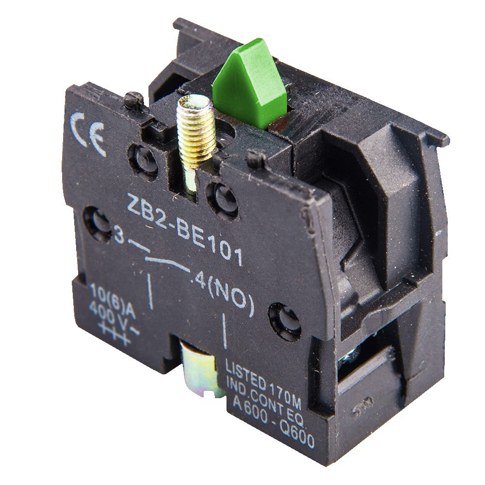 Блок-контакт ZB2-BE 101 (NO) для монтажу XB2 в корпусі поста