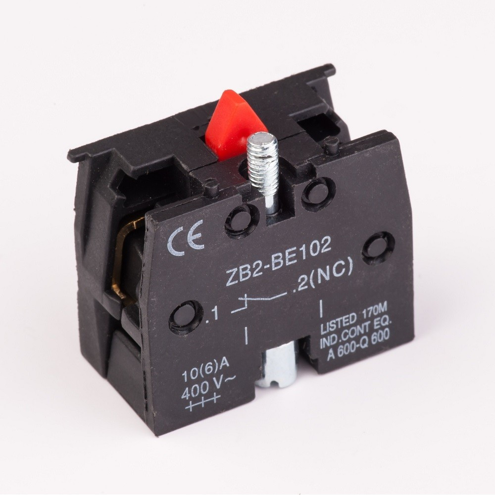 Блок-контакт ZB2-BE2 (NC) для монтажу XB2 в корпусі поста