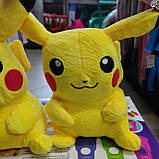 М'яка іграшка антистрес Покемон Пікачу Жовтий 26см Pokemon, фото 5