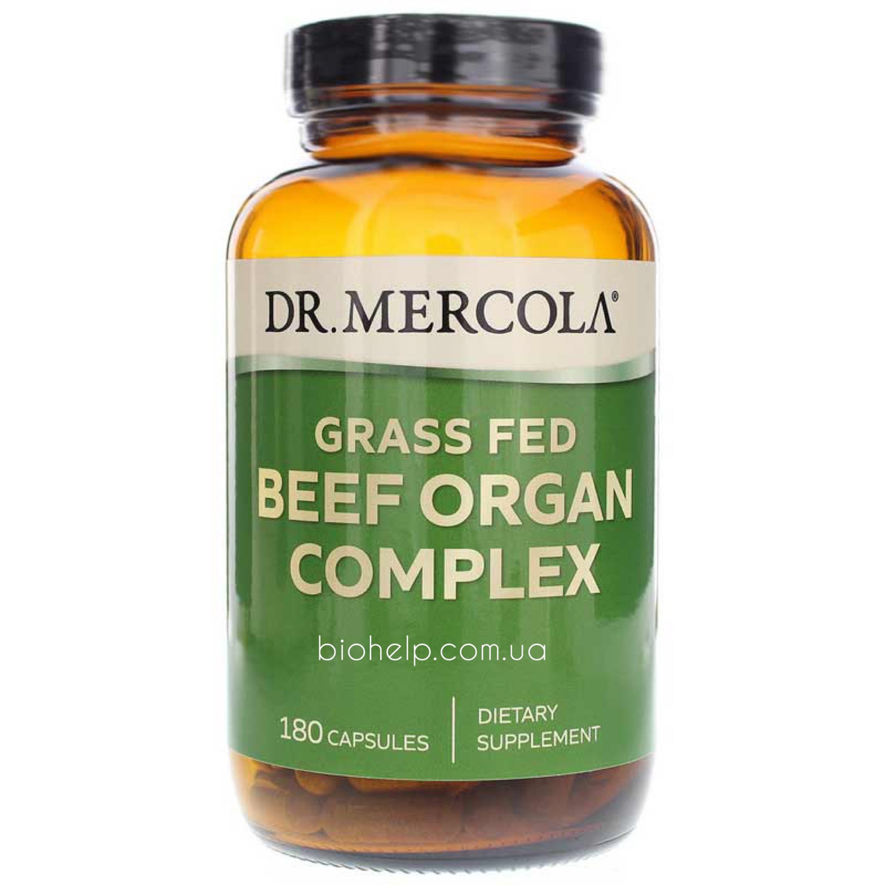 Dr. Mercola Grass Fed Beef Organ Complex - 180 капсул BX825