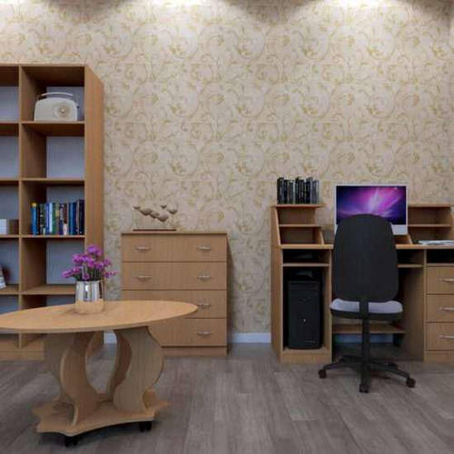 Купить Большой Стол Компьютерный Комфорт-5 Компанит с ящиками полками ...