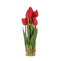 Букет тюльпанов 32 см, красный