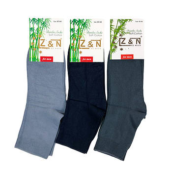 Чоловічі середні бамбукові шкарпетки Z&N (асорті)