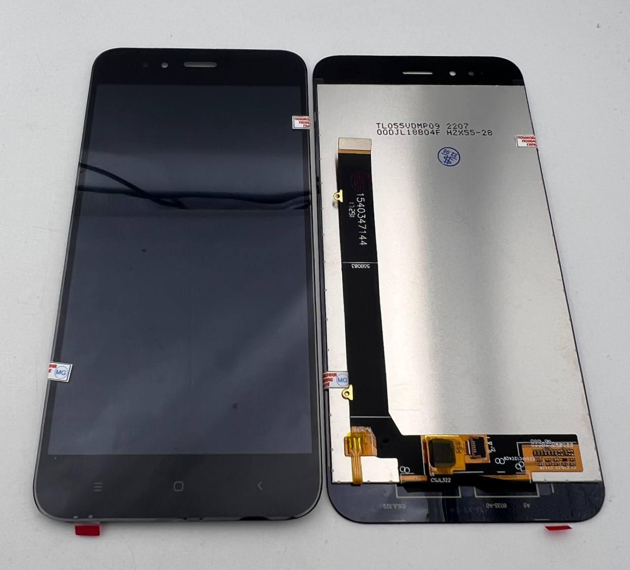 Дисплей для мобільного телефону Xiaomi Mi A1/Mi5x, чорний, з тачскріном