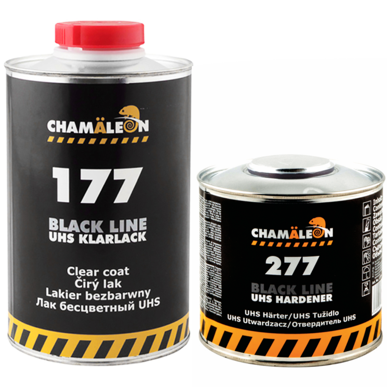 Лак акриловий стійкий Сhamaleon 177 UHS 2:1, 1 л + 500 мл Комплект, фото 1