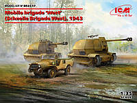 Мобильная бригада «Запад» (Schnelle Brigade West), 1943 г. Сборная модель в масштабе 1/48. ICM DS3517