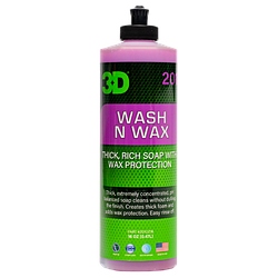 Шампунь для мийки, захисту та блиску 3D Wash N Wax Shampoo 500 мл