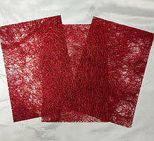 Сизаль для декора, пресована, 20х30 см, Бордова