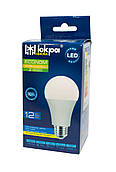 Лампа світлодіодна Iskra LED ECONOM 12W (аналог 70 Вт) цоколь E27 колба A60 4000K (біле світло)