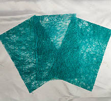 Сизаль для декора, пресована, 20х30 см, Бирюза