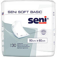 Пеленки Seni Soft Basic гигиенические 90x60см 30шт для взрослых и детей