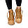 Черевики жіночі Woman's heel із екозамші маломірні руді О-933, фото 7