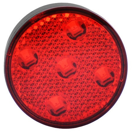 Лiхтар для велосипеда, габарит AQY-0113-5SMD RED microUSB 6реж, фото 1