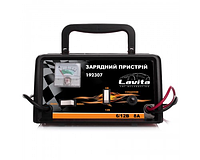 Зарядное устройство для автомобильных аккумуляторов Lavita 6-12В 8А, 10-160 А/ч стрел. индик.