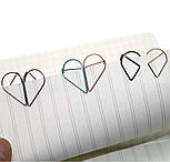 Скріпка фігурна Крапля різнокольорова, фото 3