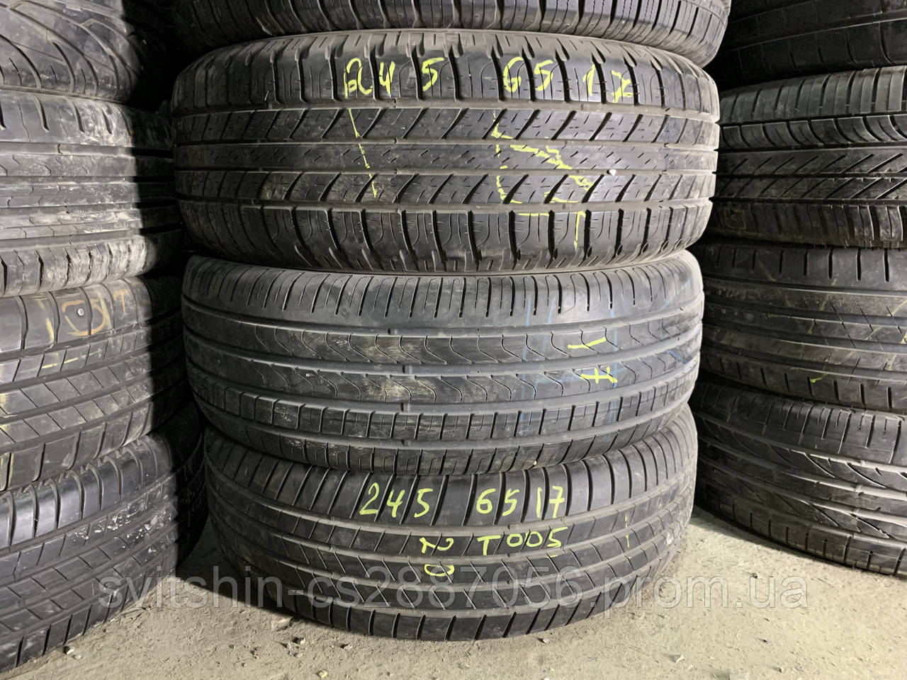 Розпаровки 245/65R17 Continental, Yokohama, Pirelli в асортименті