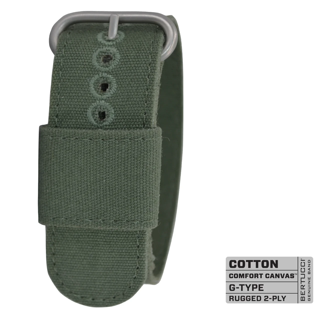 Ремінець G-Type Comfort Canvas bertucci #299 - Pine Comfort Canvas™ - 1" - 26 mm size for A-4, A-5 & E-1 Cases, фото 1