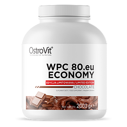 Протеїн WPC80.eu Economy OstroVit 2 кг Шоколад